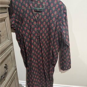 Khaadi Black Floral kurtha